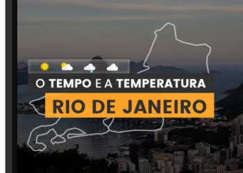 PREVISÃO DO TEMPO: terça-feira (30) com alerta para queda de temperaturas e acumulado de chuva no Rio de Janeiro