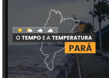 PREVISÃO DO TEMPO: quarta-feira (14) com chuvas no Pará
