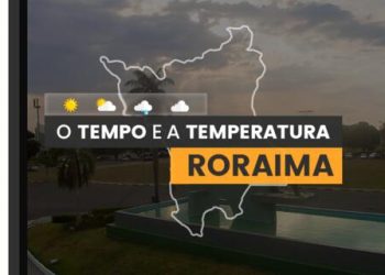 PREVISÃO DO TEMPO: quarta-feira (14) com pancadas de chuva em Roraima