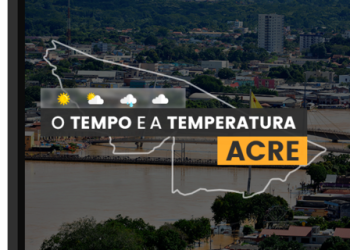 PREVISÃO DO TEMPO: quinta-feira (29) com alerta para baixa umidade no Acre