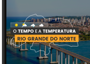 PREVISÃO DO TEMPO: sexta-feira (30) com alerta para ventos costeiros e vendaval no Rio Grande do Norte