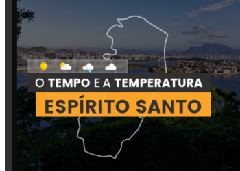 PREVISÃO DO TEMPO: sexta-feira (9) com variação de nuvens no Espírito Santo