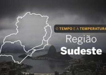 PREVISÃO DO TEMPO: Sudeste terá chuvas em Minas, São Paulo e Rio de Janeiro, nesta sexta-feira (27)