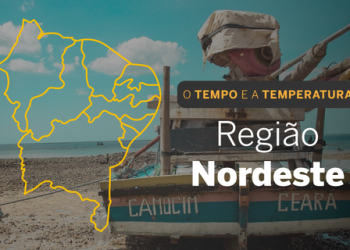 PREVISÃO DO TEMPO: maior parte do Nordeste tem alerta para vendaval, nesta quarta-feira (11)