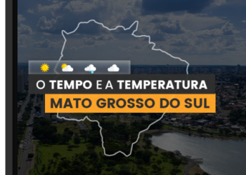 PREVISÃO DO TEMPO: quinta-feira (19) com alerta para baixa umidade no Mato Grosso do Sul