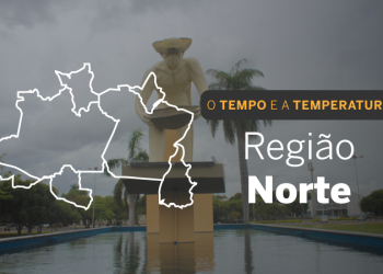 PREVISÃO DO TEMPO: segunda-feira (9) com chuvas em regiões do Norte