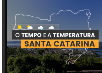 PREVISÃO DO TEMPO: terça-feira (10) com alerta para onda de calor em Santa Catarina