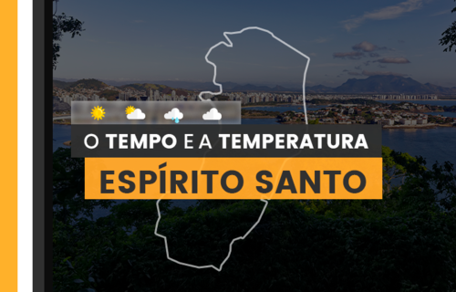PREVISÃO DO TEMPO: terça-feira (10) sem chuva no Espírito Santo PREVISÃO DO TEMPO: terça-feira (10) sem chuva no Espírito Santo