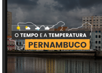 PREVISÃO DO TEMPO:  terça-feira (17) com possibilidade de chuva em Pernambuco