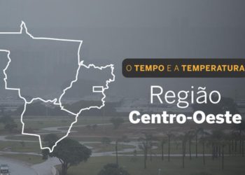 PREVISÃO DO TEMPO: tempo chuvoso predomina no Centro-Oeste, nesta sexta-feira (25)