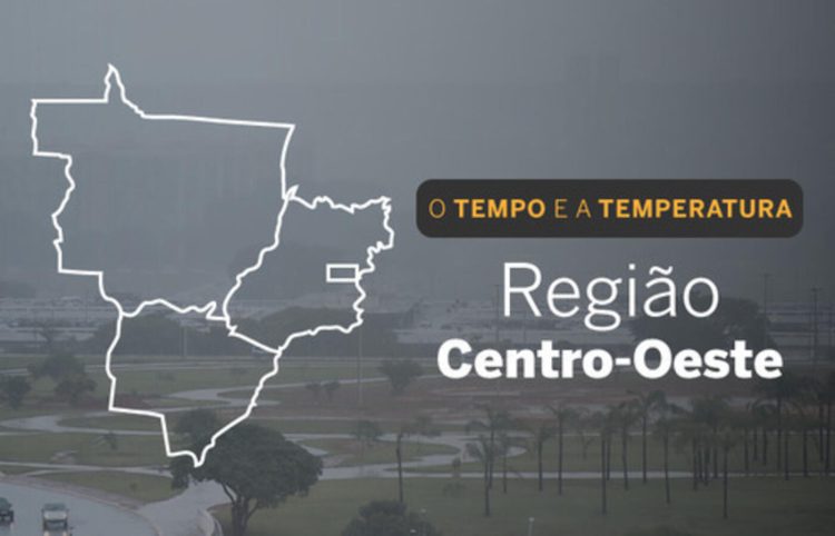 PREVISÃO DO TEMPO: tempo chuvoso predomina no Centro-Oeste, nesta sexta-feira (25)