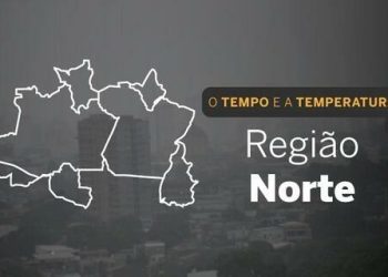 PREVISÃO DO TEMPO: Norte terá chuvas intensas em quase toda a região neste sábado (23)