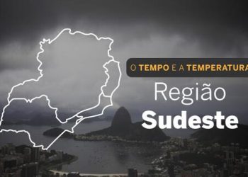 PREVISÃO DO TEMPO: Sudeste do país terá sábado (30) chuvoso
