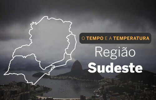 PREVISÃO DO TEMPO: Sudeste terá céu com muitas nuvens em toda a região nesta terça-feira (12) PREVISÃO DO TEMPO: Sudeste terá céu com muitas nuvens em toda a região nesta terça-feira (12)