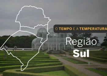 PREVISÃO DO TEMPO: Sul terá prevalência de céu encoberto e chuvisco, nesta sexta-feira (22)