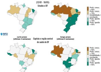 Nove estados com tendência de aumento de SRAG, alerta Fiocruz