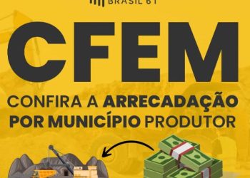 CFEM: 429 municípios de Minas Gerais receberam R$ 162 milhões de compensação da Agência Nacional de Mineração