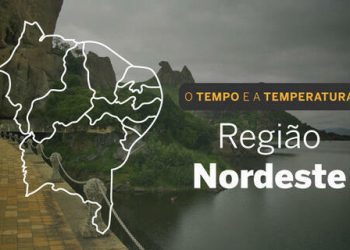 PREVISÃO DO TEMPO: sol e pancadas de chuva no litoral nordestino
