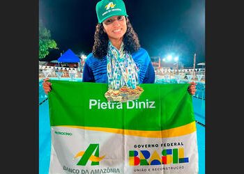Atleta patrocinada pelo Banco da Amazônia conquista 13 ouros na Copa Amazônia Internacional