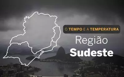 PREVISÃO DO TEMPO: sábado (9) com chuva e sol para a Região Sudeste PREVISÃO DO TEMPO: sábado (9) com chuva e sol para a Região Sudeste