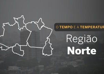 PREVISÃO DO TEMPO: quarta-feira (3) com chuvas Isoladas no Norte