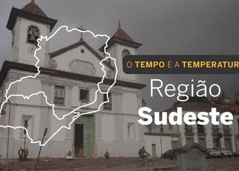 PREVISÃO DO TEMPO: segunda-feira (15) com chuvas em regiões do Sudeste