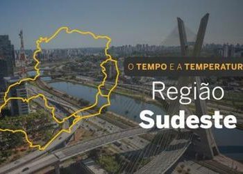 PREVISÃO DO TEMPO: sexta-feira (5) sem chuvas em quase todo o Sudeste