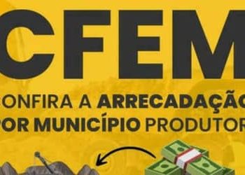 CFEM: estados e municípios produtores minerários partilham mais de R$ 547 milhões, em novembro