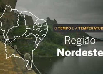 PREVISÃO DO TEMPO: Céu com chuvas isoladas na costa nesta quarta-feira (26) no Nordeste