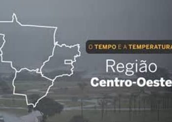 PREVISÃO DO TEMPO: pancadas de chuva no Centro-Oeste neste sábado (8)