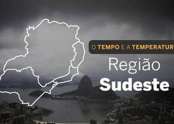 PREVISÃO DO TEMPO: quinta-feira (6) com instabilidades no Sudeste