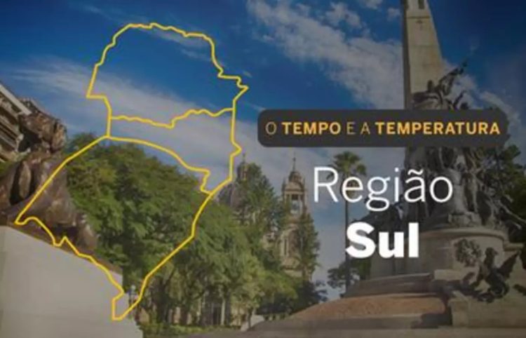 PREVISÃO DO TEMPO: sábado (27) de variações meteorológicas no Sul