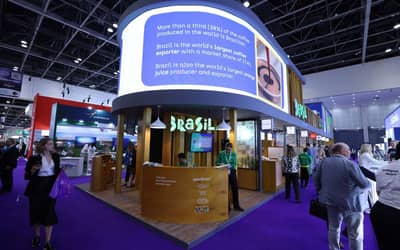 Brasil projeta US$ 950 milhões em negócios na Gulfood 2026; ApexBrasil coordena participação de 97 empresas nacionais Brasil projeta US$ 950 milhões em negócios na Gulfood 2026; ApexBrasil coordena participação de 97 empresas nacionais