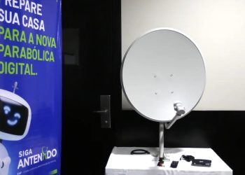 Moradores de 108 cidades já podem agendar a instalação gratuita de parabólicas