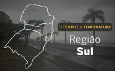 PREVISÃO DO TEMPO: Sul tem risco de chuvas intensas e queda de granizo nesta sexta-feira (2) PREVISÃO DO TEMPO: Sul tem risco de chuvas intensas e queda de granizo nesta sexta-feira (2)