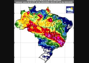 Semana tem chuvas intensas e tempestades em boa parte do país
