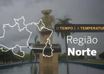 O TEMPO E A TEMPERATURA: Norte com chuvas intensas nesta quarta-feira (29)
