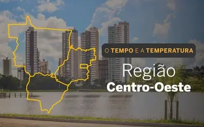 O TEMPO E A TEMPERATURA: massa de ar seco predomina no Centro-Oeste, nesta quarta-feira (3) O TEMPO E A TEMPERATURA: massa de ar seco predomina no Centro-Oeste, nesta quarta-feira (3)