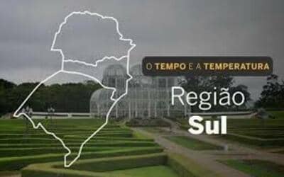 O TEMPO E A TEMPERATURA: quarta-feira (10) chuvosa no Sul O TEMPO E A TEMPERATURA: quarta-feira (10) chuvosa no Sul