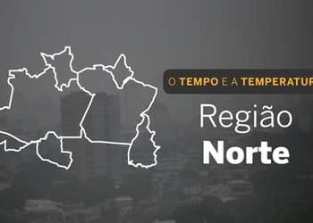 O TEMPO E A TEMPERATURA: quarta (3) com chuvas em grande parte do Norte