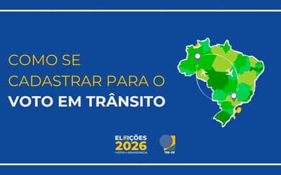 Eleições 2026: eleitores têm até 20 de agosto para solicitar voto em trânsito Eleições 2026: eleitores têm até 20 de agosto para solicitar voto em trânsito
