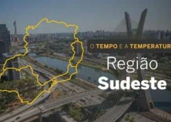 O TEMPO E A TEMPERATURA: Confira a previsão do tempo para a Região Sudeste nesta terça-feira (21)