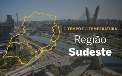 O TEMPO E A TEMPERATURA: Sudeste terá tempo firme e calor nesta quarta-feira (22) O TEMPO E A TEMPERATURA: Sudeste terá tempo firme e calor nesta quarta-feira (22)