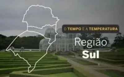 O TEMPO E A TEMPERATURA: frente fria provoca chuva forte e risco de temporais no Sul nesta quarta-feira (22) O TEMPO E A TEMPERATURA: frente fria provoca chuva forte e risco de temporais no Sul nesta quarta-feira (22)