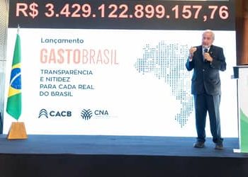 Mais de R$ 3,4 trilhões em despesas públicas: painel Gasto Brasil é lançado no Congresso Nacional