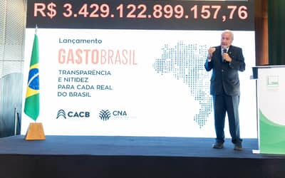 Mais de R$ 3,4 trilhões em despesas públicas: painel Gasto Brasil é lançado no Congresso Nacional Mais de R$ 3,4 trilhões em despesas públicas: painel Gasto Brasil é lançado no Congresso Nacional