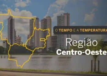 O TEMPO E A TEMPERATURA: Confira a previsão do tempo para a Região Centro-Oeste neste domingo (2)