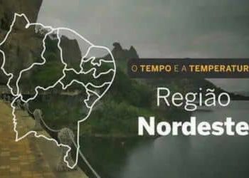 O TEMPO E A TEMPERATURA: Confira a previsão do tempo para a Região Nordeste neste domingo (2)