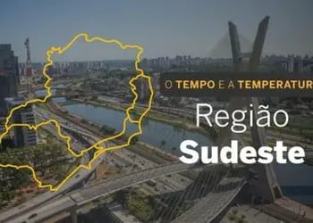 O TEMPO E A TEMPERATURA: Sudeste terá calor e possibilidade de chuva isolada neste domingo (9)