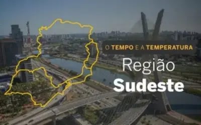 O TEMPO E A TEMPERATURA: Sudeste terá poucas nuvens neste domingo, com máxima de 30°C O TEMPO E A TEMPERATURA: Sudeste terá poucas nuvens neste domingo, com máxima de 30°C